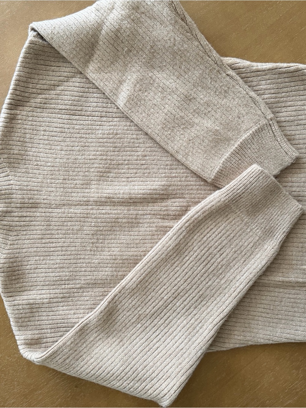 Women’s Ribbed Crewneck Sweater - Cream